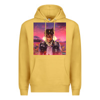 Antique Gold Juice pink Premium Hoodie - linhVisuals