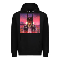 Black Juice pink Premium Hoodie - linhVisuals