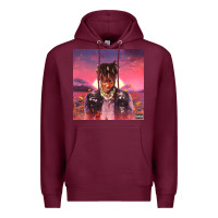 Burgundy Juice pink Premium Hoodie - linhVisuals