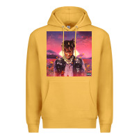 Mustard Juice pink Premium Hoodie - linhVisuals