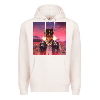 Pale Pink Juice pink Premium Hoodie - linhVisuals