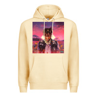 Pina Colada Juice pink Premium Hoodie - linhVisuals