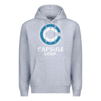 Heather Grey capsule corporation essentia Premium Hoodie - linhVisuals