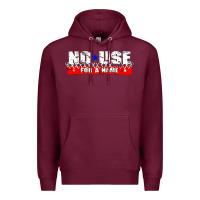 Burgundy American punk Premium Hoodie - linhVisuals