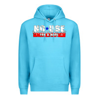 Ocean Blue American punk Premium Hoodie - linhVisuals