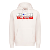 Pale Pink American punk Premium Hoodie - linhVisuals