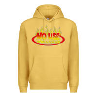 Antique Gold American punk Premium Hoodie - linhVisuals
