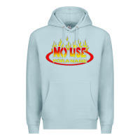 Blue Mist American punk Premium Hoodie - linhVisuals