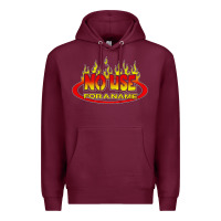 Burgundy American punk Premium Hoodie - linhVisuals