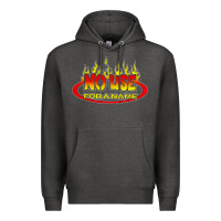 Charcoal Heather American punk Premium Hoodie - linhVisuals