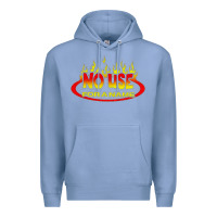 Colony Blue American punk Premium Hoodie - linhVisuals