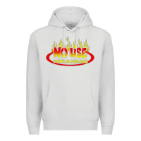 Dove Grey American punk Premium Hoodie - linhVisuals