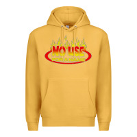 Mustard American punk Premium Hoodie - linhVisuals