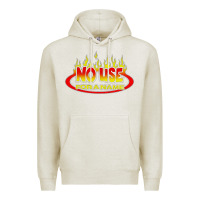 Oatmeal Heather American punk Premium Hoodie - linhVisuals