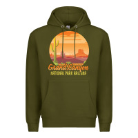 Army Green grand canyon national park t  shirt grand canyon arizona u s national Premium Hoodie - linhVisuals