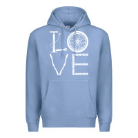 Colony Blue cycling t  shirt cycling cyclist t  shirt (1) Premium Hoodie - linhVisuals