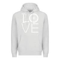 Dove Grey cycling t  shirt cycling cyclist t  shirt (1) Premium Hoodie - linhVisuals