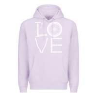 Lilac cycling t  shirt cycling cyclist t  shirt (1) Premium Hoodie - linhVisuals