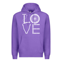 Purple cycling t  shirt cycling cyclist t  shirt (1) Premium Hoodie - linhVisuals
