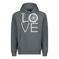 Rock cycling t  shirt cycling cyclist t  shirt (1) Premium Hoodie - linhVisuals