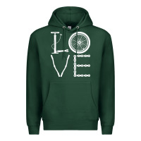 Sports Green cycling t  shirt cycling cyclist t  shirt (1) Premium Hoodie - linhVisuals
