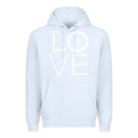 White cycling t  shirt cycling cyclist t  shirt (1) Premium Hoodie - linhVisuals