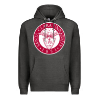 Charcoal Heather santa clara u seal Premium Hoodie - linhVisuals