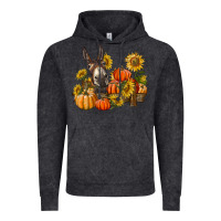 Vintage Black donkey sunflower and pumpkin farm Vintage Hoodie - BarkalooDesign