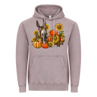 Donkey Sunflower And Pumpkin Farm Vintage Hoodie | Teevron