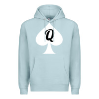 Blue Mist queen of spades clothes for women   qos tee t shirt Premium Hoodie - linhVisuals