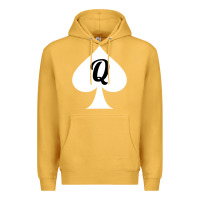 Mustard queen of spades clothes for women   qos tee t shirt Premium Hoodie - linhVisuals