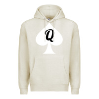 Oatmeal Heather queen of spades clothes for women   qos tee t shirt Premium Hoodie - linhVisuals