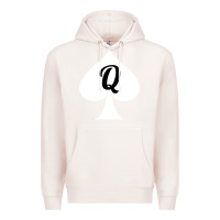Pale Pink queen of spades clothes for women   qos tee t shirt Premium Hoodie - linhVisuals