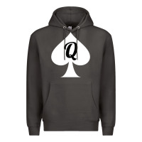 Smoke queen of spades clothes for women   qos tee t shirt Premium Hoodie - linhVisuals