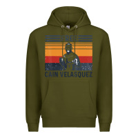 Army Green free cain velasquez vintage t shirt Premium Hoodie - linhVisuals