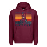 Burgundy free cain velasquez vintage t shirt Premium Hoodie - linhVisuals