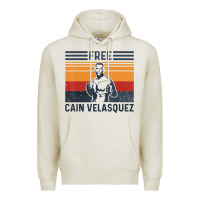 Oatmeal Heather free cain velasquez vintage t shirt Premium Hoodie - linhVisuals