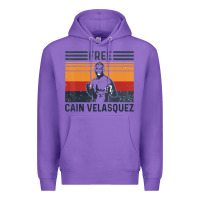 Purple free cain velasquez vintage t shirt Premium Hoodie - linhVisuals