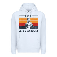 White free cain velasquez vintage t shirt Premium Hoodie - linhVisuals
