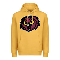 Mustard temple owls Premium Hoodie - linhVisuals