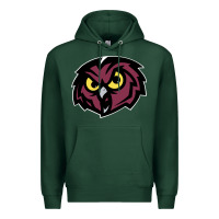 Sports Green temple owls Premium Hoodie - linhVisuals