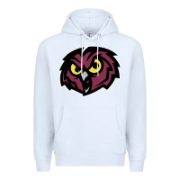 White temple owls Premium Hoodie - linhVisuals