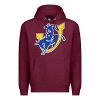 Burgundy southern arkansas magnolia Premium Hoodie - linhVisuals