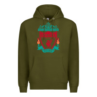 Army Green new you'll never walk alone liverpool Premium Hoodie - linhVisuals