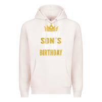 Pale Pink it's my son's 15th birthday 15 years old boy t shirt Premium Hoodie - linhVisuals