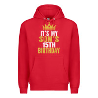 It's My Son's 15th Birthday 15 Years Old Boy T Shirt Premium Hoodie | Teevron