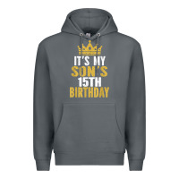 Rock it's my son's 15th birthday 15 years old boy t shirt Premium Hoodie - linhVisuals