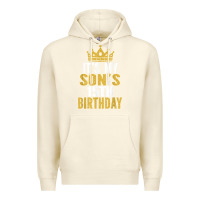 Sandshell it's my son's 15th birthday 15 years old boy t shirt Premium Hoodie - linhVisuals