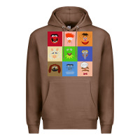 Chestnut Muppets and Friends Premium Hoodie - linhVisuals