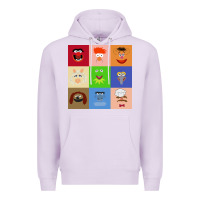 Lilac Muppets and Friends Premium Hoodie - linhVisuals